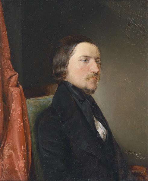 Portrait of August Semeleder, 1840 - August von Pettenkofen