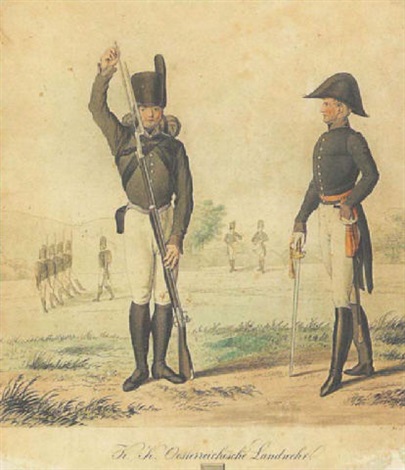 Royal Austrian national Landwehr, 1820 - Heinrich Papin
