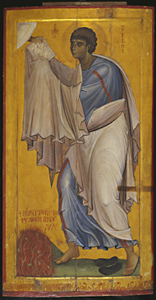 Moses Receiving the Law, c.1050 - c.1100 - Православные Иконы