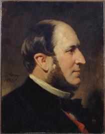 Portrait Du Baron Haussmann - Adolphe Yvon