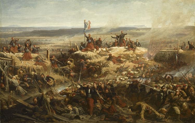 Prise De La Tour De Malakoff Par Le Général Mac Mahon, Le 8 Septembre 1855 (par Adolphe Yvon), 1857 - Adolphe Yvon