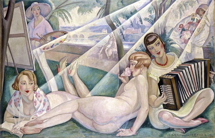 A Summer Day, 1927 - Герда Вегенер