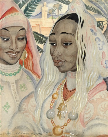 Two Moroccan Women - Gerda Wegener