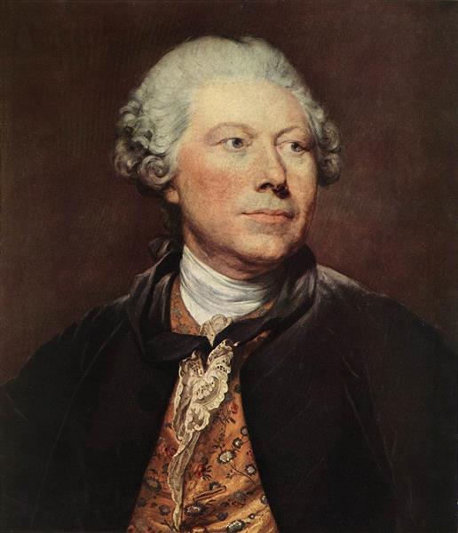 Portrait of Georges Wille, c.1763 - Жан-Батист Грёз