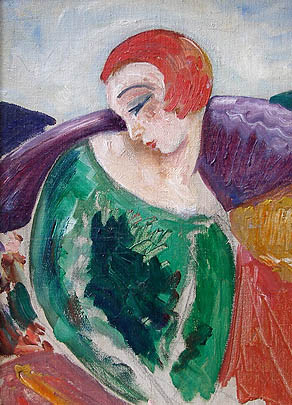 Portrait De Femme, 1923 - Лілі Ельбе