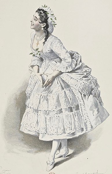 Suzanne, from ''The marriage of Figaro'', 1876 - Émile Bayard