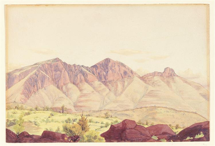 Mount Sonder, c.1940 - Albert Namatjira
