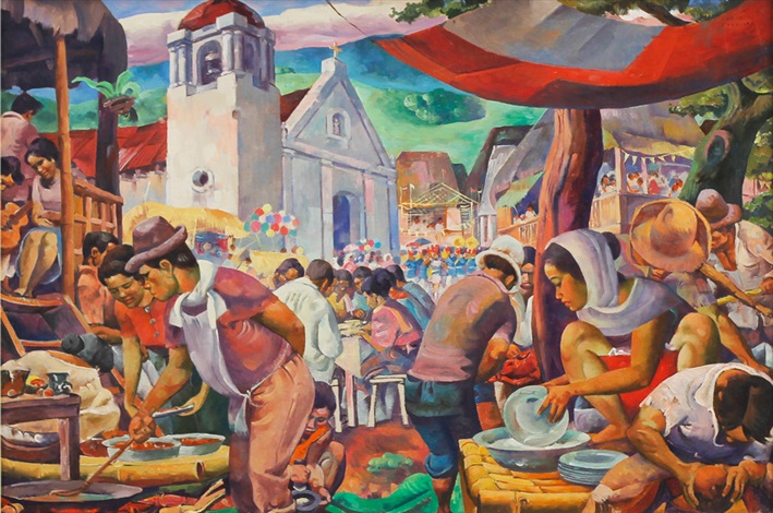 The Fiesta of Angono, 1960 - Botong Francisco