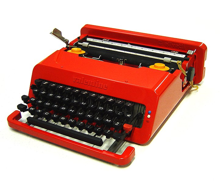 Typewriter Valentine, 1969 - 埃托雷·索特萨斯