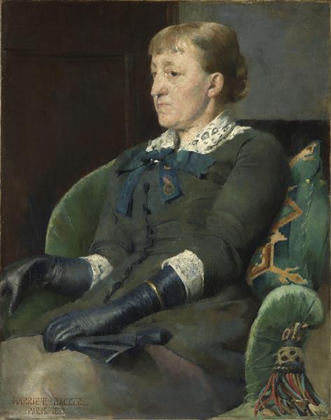 Portrait of the Painter Kitty Kielland, 1883 - Harriet Backer