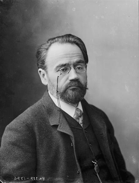 Emile Zola, 1885 - Надар
