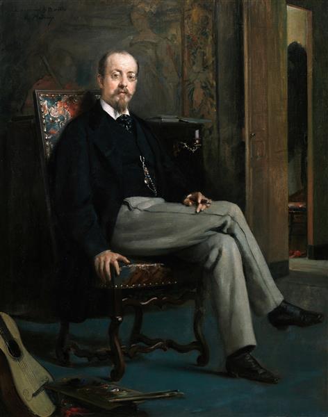 The Painter Benito Soriano Murillo, c.1863 - c.1867 - Раймундо Мадрасо