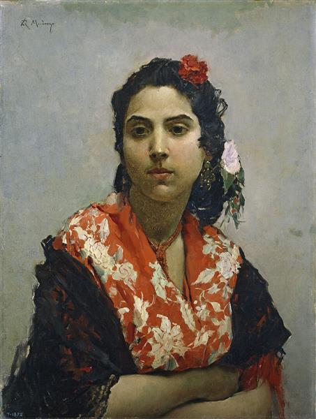 Gipsy Girl, 1872 - 雷蒙多·马德拉索