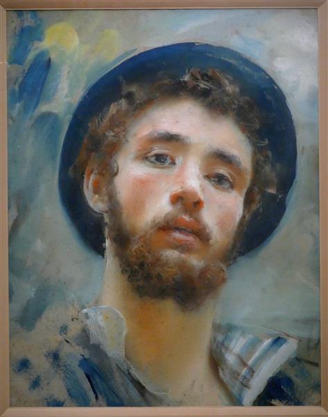 Self-portrait, c.1877 - Francesco Paolo Michetti