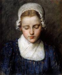 Portrait of a Girl - Thérèse Schwartze