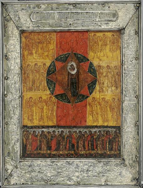 Our Lady of Burning Bush, c.1600 - Orthodox Icons
