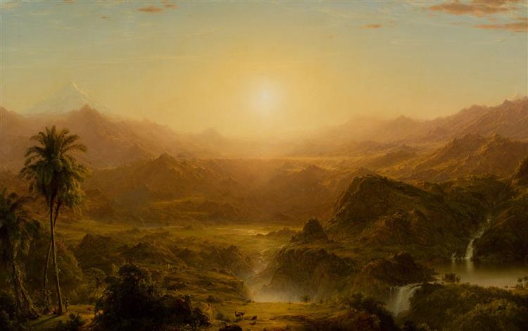 The Andes of Ecuador, 1855 - Frederic Edwin Church