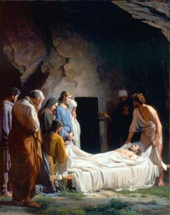 The Burial of Christ - Carl Bloch