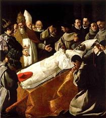 The Death of St. Bonaventura - Francisco de Zurbarán