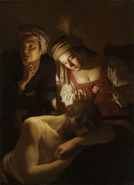 Samson and Delilah, c.1615 - Герріт ван Гонтгорст