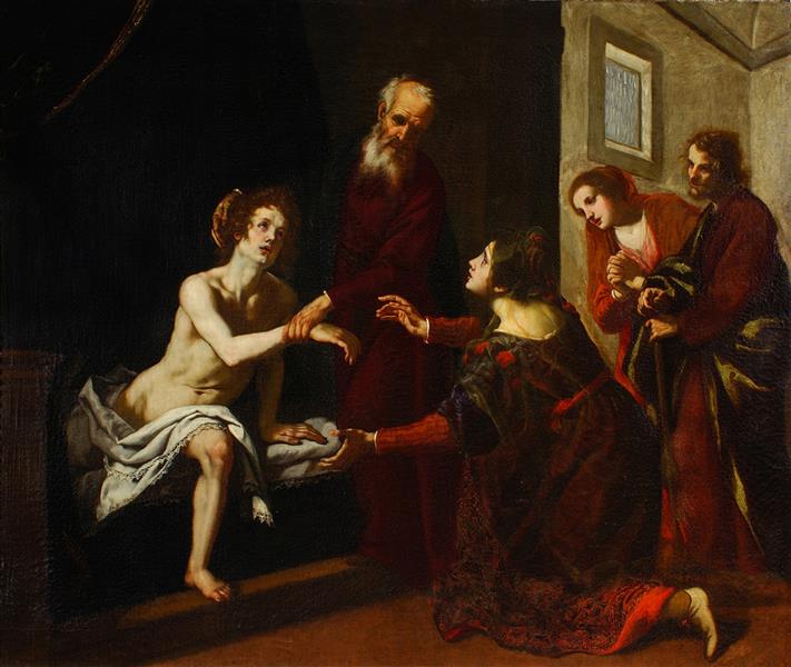 Elisha’s Resurrection of the Shunammite Woman’s Son, 1637 - Jacopo Vignali