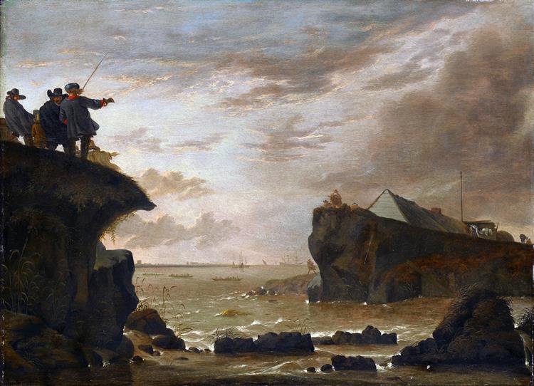 The Collapse of the St Anthonis Dyke in 1651, 1652 - Jan Asselyn