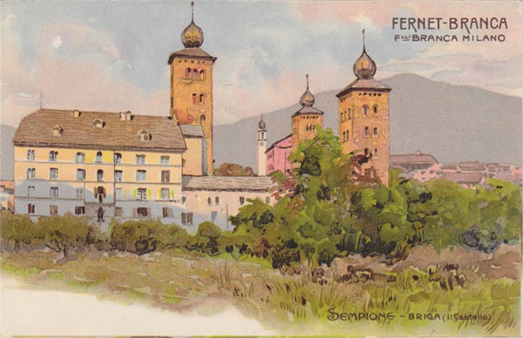Briga svizzera il castello, 1906 - Leopoldo Metlicovitz