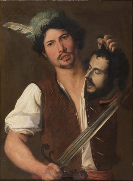 Executioner with the Head of John the Baptist, 1612 - Орацио Джентилески