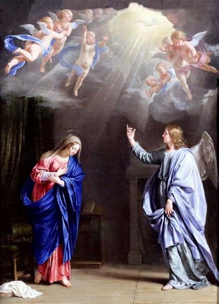 The Annunciation, 1644 - Philippe de Champaigne
