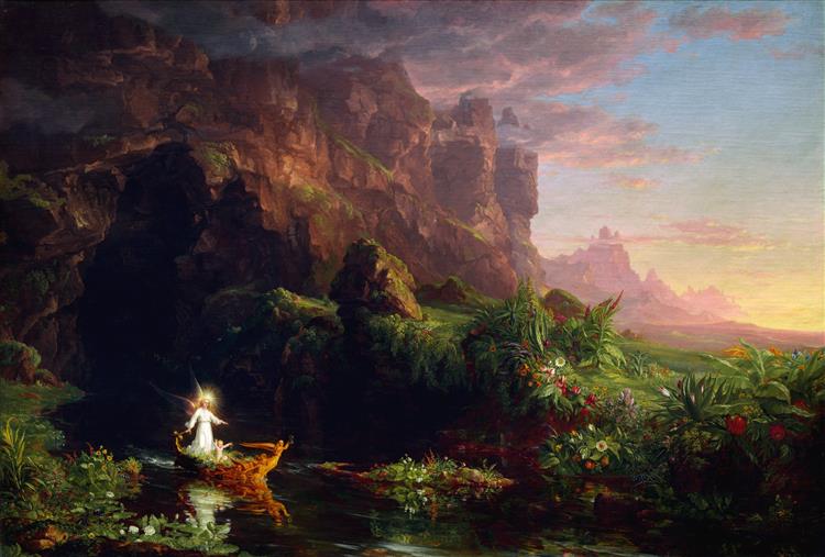 Le Voyage de la vie : enfance, 1842 - Thomas Cole