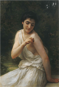 The Butterfly - William-Adolphe Bouguereau