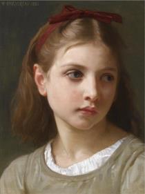 A Little Girl - William-Adolphe Bouguereau