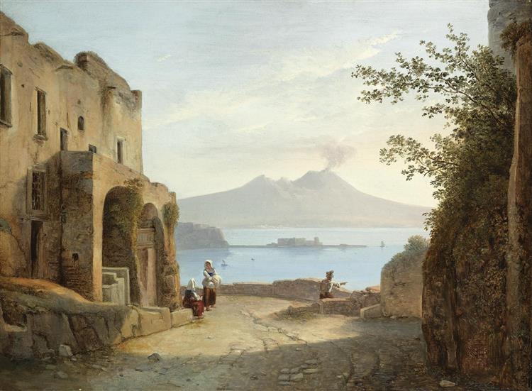 View of Naples from Posillipo - Франц Людвиг Катель