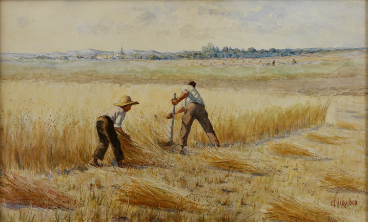 Harvest Scene in France, 1890 - James Taylor Harwood