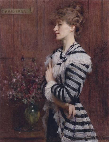 Christabel Cockerell, Lady Frampton, 1900 - Артур Гакер