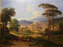 View of Spoleto - August Wilhelm Julius Ahlborn