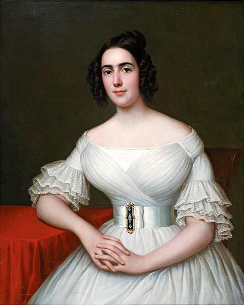 Portrait of Mme Augustine Massicot Tanneret, c.1835 - Jacques Amans