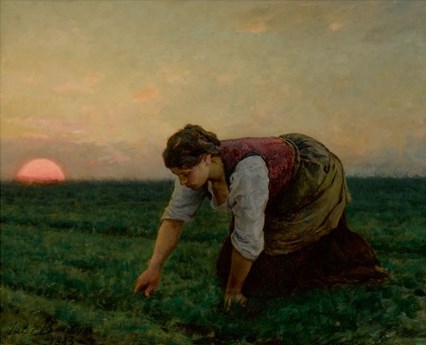 A Weeder, 1883 - Jules Breton