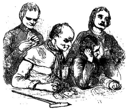 Illustration for the Tales of Hoffmann, 1861 - Поль Гаварні