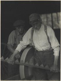 Two Men at Work - Doris Ulmann