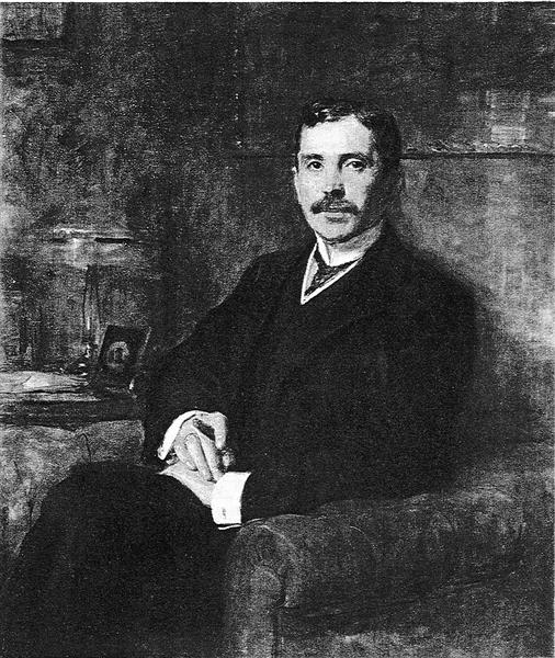 Portrait of the industrialist and MP Max Friedmann, c.1908 - John Quincy Adams