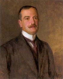 Portrait of the Viennese Industrialist Raoul Leon von Wernburg - John Quincy Adams