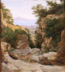 Italian landscape - Heinrich Reinhold
