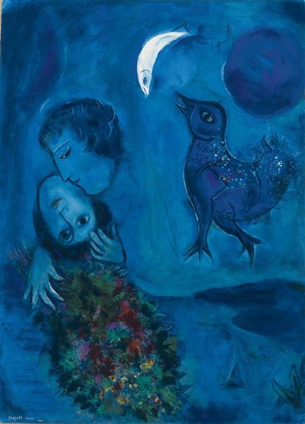 Blue Landscape, 1949 - Marc Chagall