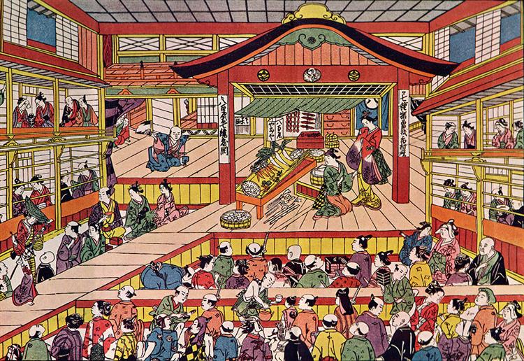 Shibai Ukie, c.1741 - Okumura Masanobu