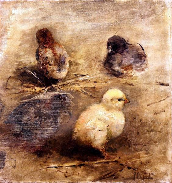 Study of chicks - Vincenzo Caprile