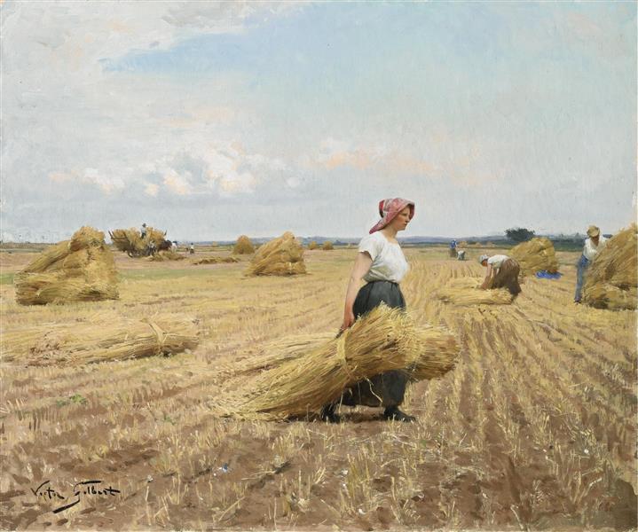The harvest - Victor Gabriel Gilbert