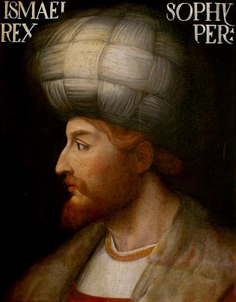 Portrait of  Shah Ismail I - Cristofano dell’Altissimo