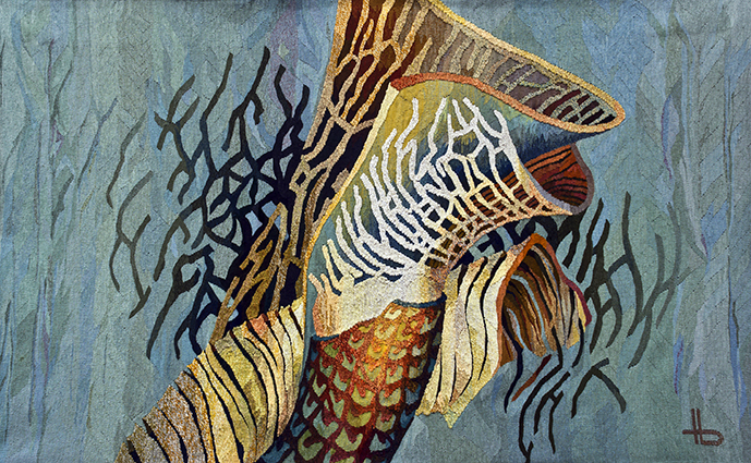 Shells, tapestry haute-lisse, c.2003 - Traian Boicescu