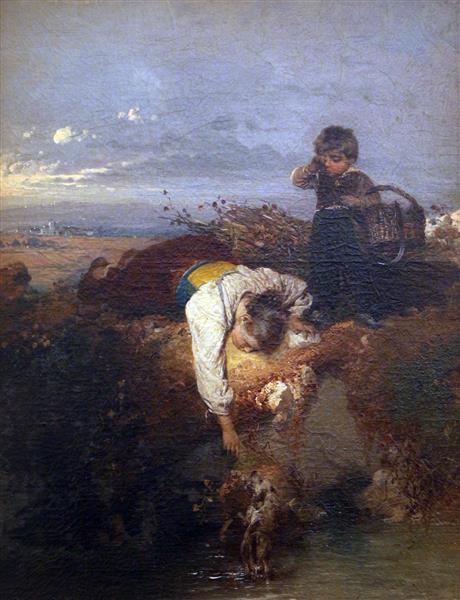 Childhood misfortune, 1862 - Джироламо Индуно